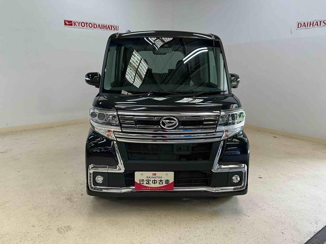 タントカスタムＲＳ　トップエディションＳＡII　ＬＥＤヘッドライトダイハツ認定中古車　予防安全機能スマートアシスト搭載　アイドリングストップ　バックモニター　電動格納ミラー　ＬＥＤヘッドライト　キーフリーキー　オートライト（京都府）の中古車