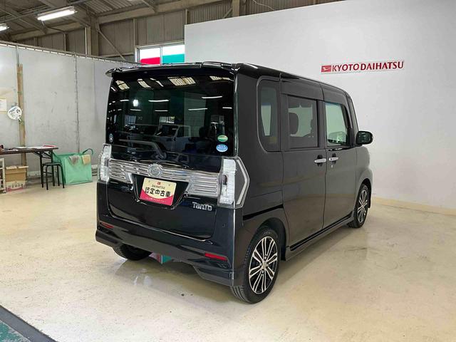 タントカスタムＲＳ　トップエディションＳＡII　ＬＥＤヘッドライトダイハツ認定中古車　予防安全機能スマートアシスト搭載　アイドリングストップ　バックモニター　電動格納ミラー　ＬＥＤヘッドライト　キーフリーキー　オートライト（京都府）の中古車