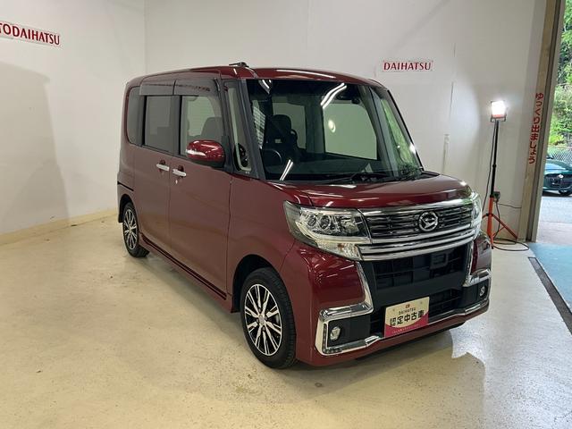 タントカスタムＸ　トップエディションＳＡII両側スライドドア　ＥＴＣ付　ドラレコ有（前）　　純正ナビ有　バックカメラ有　カーペットマット有　バイザー有り（京都府）の中古車