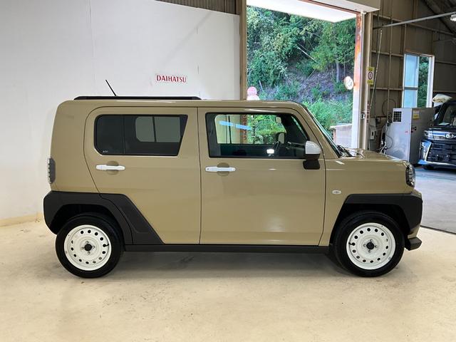 タフトＧターボ　４ＷＤ　オーディオレス　プッシュスタート４ＷＤ　オーディオレス　キーフリー　プッシュスタート　電動パーキングブレーキ　オートエアコン　オートライト　オートハイビーム　ＬＥＤヘッドライト（京都府）の中古車