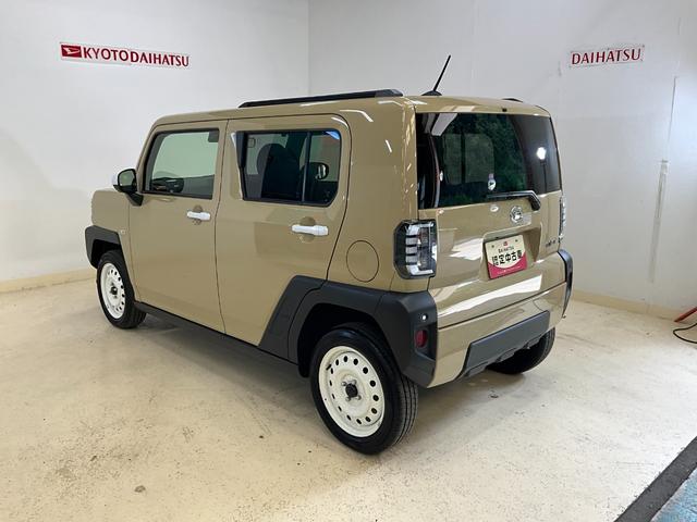 タフトＧターボ　４ＷＤ　オーディオレス　プッシュスタート４ＷＤ　オーディオレス　キーフリー　プッシュスタート　電動パーキングブレーキ　オートエアコン　オートライト　オートハイビーム　ＬＥＤヘッドライト（京都府）の中古車