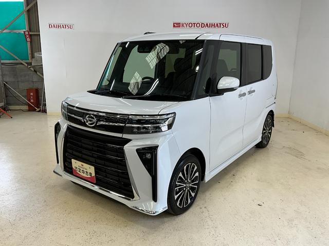 タントカスタムＲＳ　ディスプレイオーディオ　バックカメラ　ターボディスプレイオーディオ　バックカメラ　両側電動スライドドア　プッシュボタンスタート　キーフリー　アイドリングストップ　アルミホイール　ターボエンジン　シートヒーター　ベンチシート　オートエアコン（京都府）の中古車