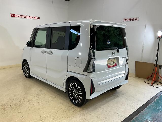 タントカスタムＲＳ　ディスプレイオーディオ　バックカメラ　ターボディスプレイオーディオ　バックカメラ　両側電動スライドドア　プッシュボタンスタート　キーフリー　アイドリングストップ　アルミホイール　ターボエンジン　シートヒーター　ベンチシート　オートエアコン（京都府）の中古車