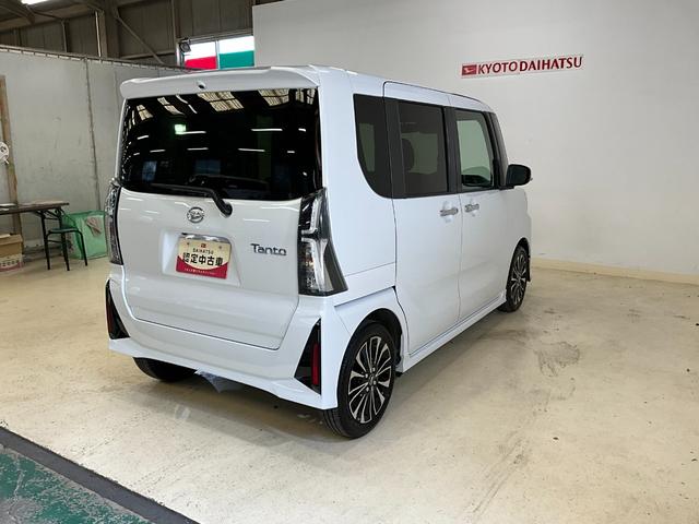 タントカスタムＲＳ　ディスプレイオーディオ　バックカメラ　ターボディスプレイオーディオ　バックカメラ　両側電動スライドドア　プッシュボタンスタート　キーフリー　アイドリングストップ　アルミホイール　ターボエンジン　シートヒーター　ベンチシート　オートエアコン（京都府）の中古車