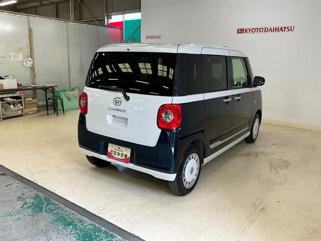 ムーヴキャンバスストライプスＧ　禁煙車　ＬＥＤヘッドライト　バックカメラ禁煙車　ＬＥＤヘッドライト　両側電動スライド　ワンオーナー　バックカメラ（京都府）の中古車
