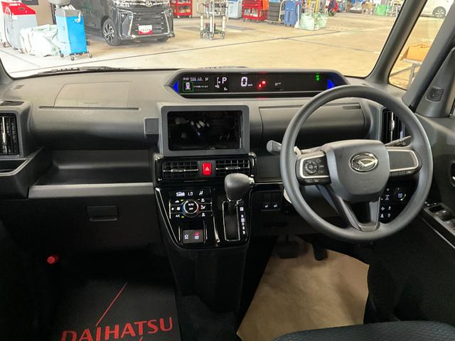 タントカスタムＸ　届出済み未使用車　スマートアシスト　２ＷＤスマートアシスト　プッシュボタンエンジンスタート　両側リヤパワースライドドア　ＬＥＤヘッドライト　オートエアコン　オートライト　アルミホイール　バックカメラ　シートヒーター　コーナーセンサー　ＡＢＳ（京都府）の中古車