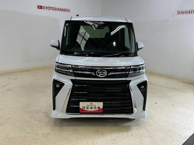 タントカスタムＸ　届出済み未使用車　スマートアシスト　２ＷＤスマートアシスト　プッシュボタンエンジンスタート　両側リヤパワースライドドア　ＬＥＤヘッドライト　オートエアコン　オートライト　アルミホイール　バックカメラ　シートヒーター　コーナーセンサー　ＡＢＳ（京都府）の中古車
