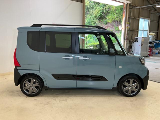 タントファンクロスターボ　届出済み未使用車　バックカメラ対応バックカメラ対応　プッシュボタンスタート　キーフリー　アイドリングストップ　両側電動スライドドア　ＬＥＤヘッドランプ　オートエアコン　シートヒーター　ターボエンジン　オートライト　ベンチシート　ＡＢＳ（京都府）の中古車