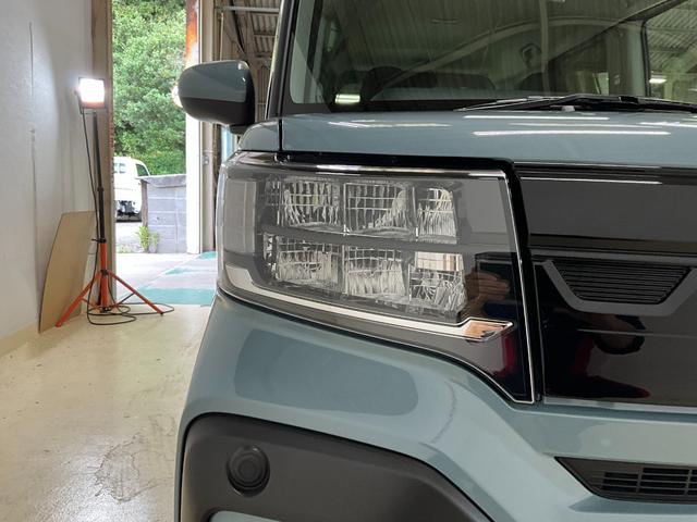 タントファンクロスターボ　届出済み未使用車　バックカメラ対応バックカメラ対応　プッシュボタンスタート　キーフリー　アイドリングストップ　両側電動スライドドア　ＬＥＤヘッドランプ　オートエアコン　シートヒーター　ターボエンジン　オートライト　ベンチシート　ＡＢＳ（京都府）の中古車