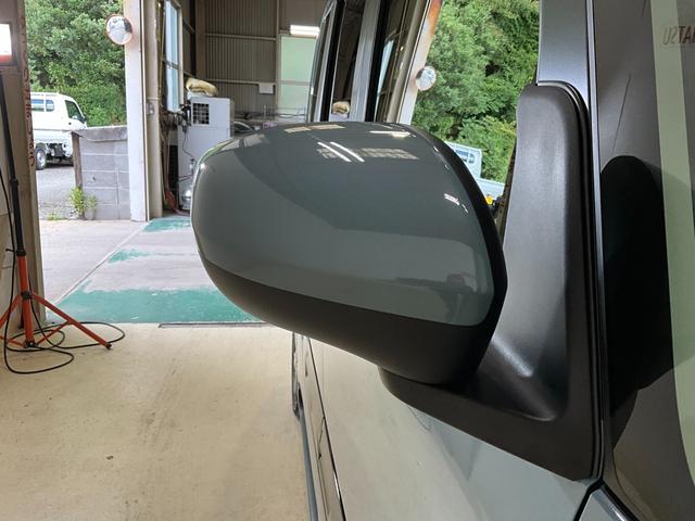 タントファンクロスターボ　届出済み未使用車　バックカメラ対応バックカメラ対応　プッシュボタンスタート　キーフリー　アイドリングストップ　両側電動スライドドア　ＬＥＤヘッドランプ　オートエアコン　シートヒーター　ターボエンジン　オートライト　ベンチシート　ＡＢＳ（京都府）の中古車