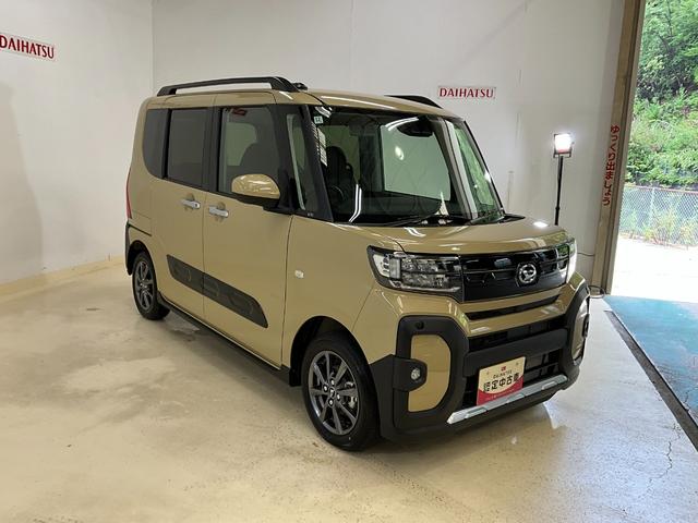 タントファンクロス　届出済み未使用車　両側電動スライドドアバックカメラ対応　ＬＥＤヘッドランプ　キーフリー　アイドリングストップ　プッシュボタンスタート　両側電動スライドドア　アルミホイール　シートヒーター　ベンチシート　アルミホイール　オートエアコン（京都府）の中古車