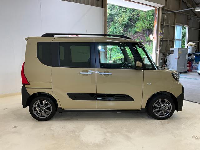 タントファンクロス　届出済み未使用車　両側電動スライドドアバックカメラ対応　ＬＥＤヘッドランプ　キーフリー　アイドリングストップ　プッシュボタンスタート　両側電動スライドドア　アルミホイール　シートヒーター　ベンチシート　アルミホイール　オートエアコン（京都府）の中古車