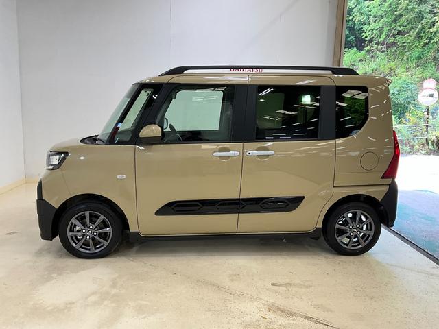 タントファンクロス　届出済み未使用車　両側電動スライドドアバックカメラ対応　ＬＥＤヘッドランプ　キーフリー　アイドリングストップ　プッシュボタンスタート　両側電動スライドドア　アルミホイール　シートヒーター　ベンチシート　アルミホイール　オートエアコン（京都府）の中古車