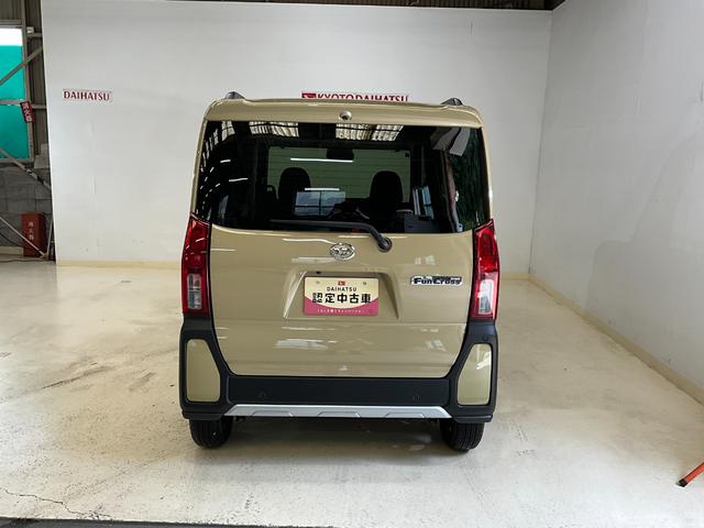 タントファンクロス　届出済み未使用車　両側電動スライドドアバックカメラ対応　ＬＥＤヘッドランプ　キーフリー　アイドリングストップ　プッシュボタンスタート　両側電動スライドドア　アルミホイール　シートヒーター　ベンチシート　アルミホイール　オートエアコン（京都府）の中古車