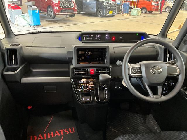 タントカスタムＸ　届出済み未使用車　スマートアシスト　２ＷＤスマートアシスト　プッシュボタンエンジンスタート　両側リヤパワースライドドア　バックカメラ　ＬＥＤヘッドライト　オートエアコン　オートライト　シートヒーター　アルミホイール　コーナーセンサー　ＡＢＳ（京都府）の中古車