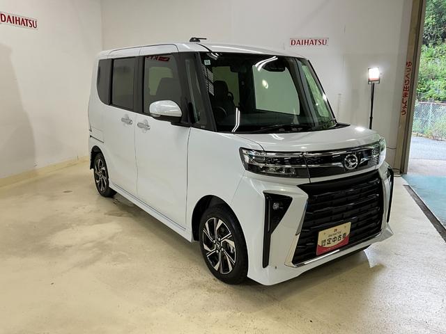 タントカスタムＸ　届出済み未使用車　スマートアシスト　２ＷＤスマートアシスト　プッシュボタンエンジンスタート　両側リヤパワースライドドア　バックカメラ　ＬＥＤヘッドライト　オートエアコン　オートライト　シートヒーター　アルミホイール　コーナーセンサー　ＡＢＳ（京都府）の中古車