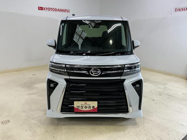 タントカスタムＸ　届出済み未使用車　スマートアシスト　２ＷＤスマートアシスト　プッシュボタンエンジンスタート　両側リヤパワースライドドア　バックカメラ　ＬＥＤヘッドライト　オートエアコン　オートライト　シートヒーター　アルミホイール　コーナーセンサー　ＡＢＳ（京都府）の中古車