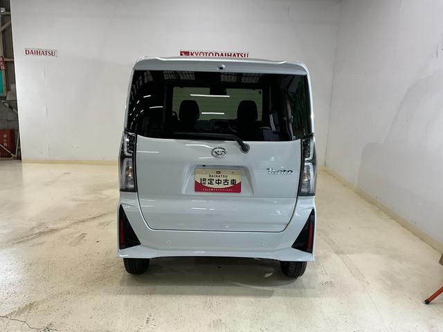 タントカスタムＸ　届出済み未使用車　スマートアシスト　２ＷＤスマートアシスト　プッシュボタンエンジンスタート　両側リヤパワースライドドア　バックカメラ　ＬＥＤヘッドライト　オートエアコン　オートライト　シートヒーター　アルミホイール　コーナーセンサー　ＡＢＳ（京都府）の中古車