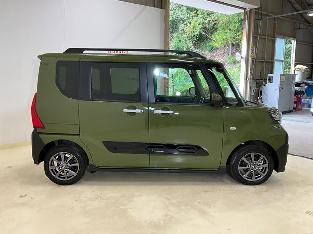 タントファンクロス　届出済未使用車　電動パーキングブレーキワンオーナー　衝突軽減ブレーキ　認定中古車　両側電動スライドドア　電動パーキングブレーキ　オートブレーキホールド機能　スマートキー　プッシュボタンスタート　オーディオレス車　ＬＥＤヘッドライト（京都府）の中古車