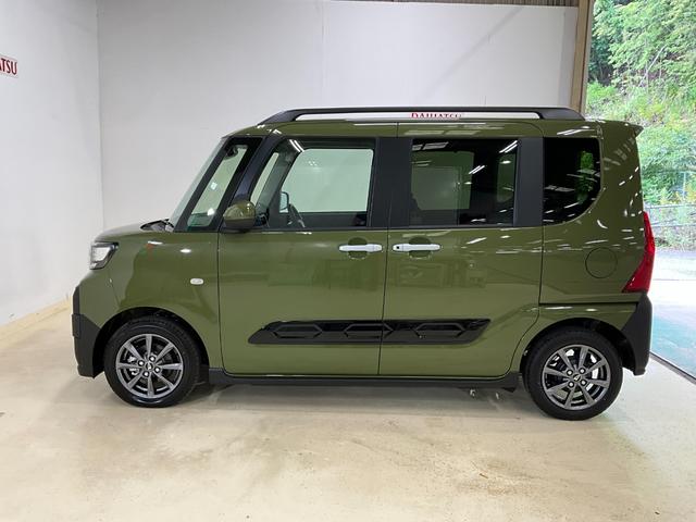 タントファンクロス　届出済未使用車　電動パーキングブレーキワンオーナー　衝突軽減ブレーキ　認定中古車　両側電動スライドドア　電動パーキングブレーキ　オートブレーキホールド機能　スマートキー　プッシュボタンスタート　オーディオレス車　ＬＥＤヘッドライト（京都府）の中古車