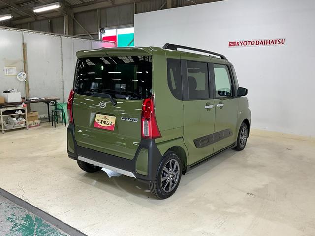 タントファンクロス　届出済未使用車　電動パーキングブレーキワンオーナー　衝突軽減ブレーキ　認定中古車　両側電動スライドドア　電動パーキングブレーキ　オートブレーキホールド機能　スマートキー　プッシュボタンスタート　オーディオレス車　ＬＥＤヘッドライト（京都府）の中古車