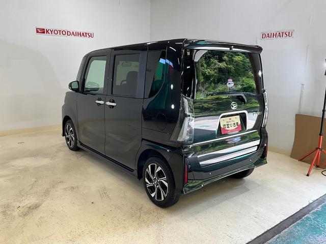 タントカスタムＸ　届出済み未使用車　両側電動スライドドア　スマアシバックカメラ対応　ＬＥＤヘッドランプ　アイドリングストップ　プッシュボタンスタート　キーフリー　両側電動スライドドア　シートヒーター　アルミホイール　オートエアコン　オートライト　スマアシ（京都府）の中古車