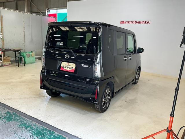 タントカスタムＸ　届出済み未使用車　両側電動スライドドア　スマアシバックカメラ対応　ＬＥＤヘッドランプ　アイドリングストップ　プッシュボタンスタート　キーフリー　両側電動スライドドア　シートヒーター　アルミホイール　オートエアコン　オートライト　スマアシ（京都府）の中古車