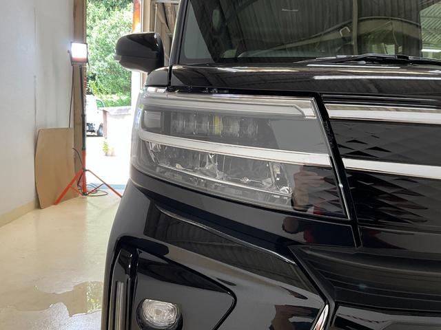 タントカスタムＸ　届出済み未使用車　両側電動スライドドア　スマアシバックカメラ対応　ＬＥＤヘッドランプ　アイドリングストップ　プッシュボタンスタート　キーフリー　両側電動スライドドア　シートヒーター　アルミホイール　オートエアコン　オートライト　スマアシ（京都府）の中古車