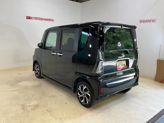 タントカスタムＸ　届出済未使用車ダイハツ認定中古車　予防安全機能スマートアシスト搭載　アイドリングストップ　オートライト　オートマチックハイビーム　ＬＥＤヘッドライト　電動格納ミラー　キーフリーキー　シートヒーター（京都府）の中古車