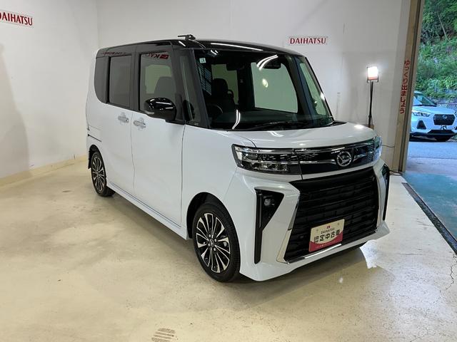 タントカスタムＲＳ　ターボ　ＬＥＤヘッドランプ　両側電動スライドバックカメラ対応　ＬＥＤヘッドランプ　両側電動スライドドア　プッシュボタンスタート　キーフリー　アイドリングストップ　アルミホイール　オートライト　オートエアコン　ベンチシート　シートヒーター（京都府）の中古車