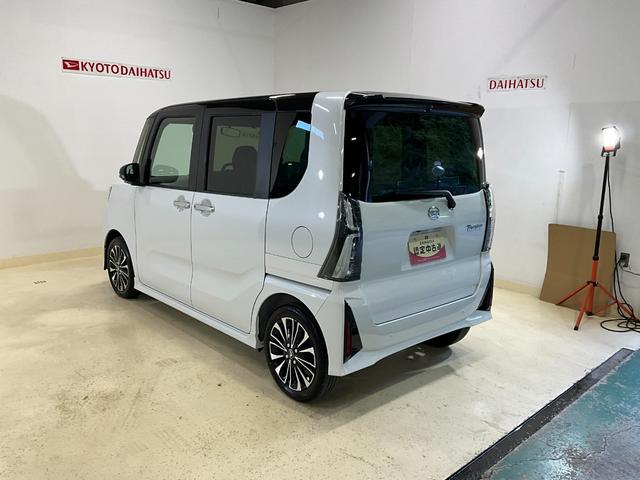 タントカスタムＲＳ　ターボ　ＬＥＤヘッドランプ　両側電動スライドバックカメラ対応　ＬＥＤヘッドランプ　両側電動スライドドア　プッシュボタンスタート　キーフリー　アイドリングストップ　アルミホイール　オートライト　オートエアコン　ベンチシート　シートヒーター（京都府）の中古車