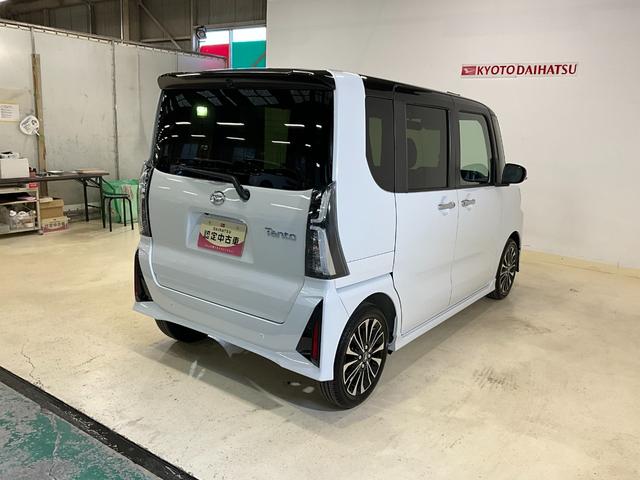 タントカスタムＲＳ　ターボ　ＬＥＤヘッドランプ　両側電動スライドバックカメラ対応　ＬＥＤヘッドランプ　両側電動スライドドア　プッシュボタンスタート　キーフリー　アイドリングストップ　アルミホイール　オートライト　オートエアコン　ベンチシート　シートヒーター（京都府）の中古車
