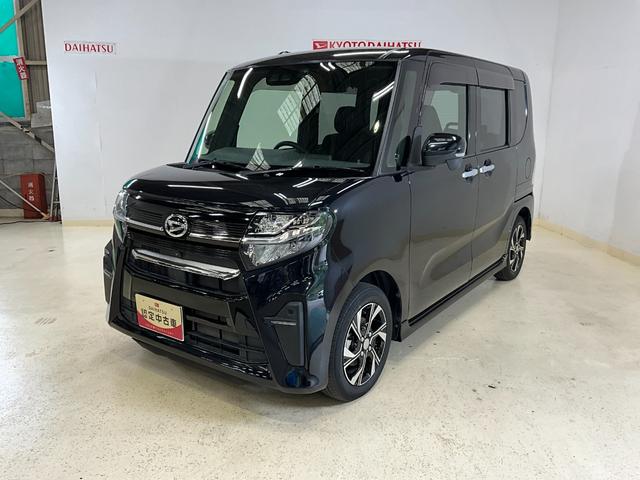 タントカスタムX ナビ付ダイハツ認定中古車 予防安全機能スマートアシスト搭載 アイドリングストップ オートマチックハイビーム オートライト 電動格納ミラー キーフリーキー パノラマモニター(京都府)の中古車