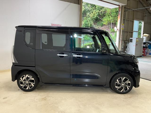 タントカスタムX ナビ付ダイハツ認定中古車 予防安全機能スマートアシスト搭載 アイドリングストップ オートマチックハイビーム オートライト 電動格納ミラー キーフリーキー パノラマモニター(京都府)の中古車