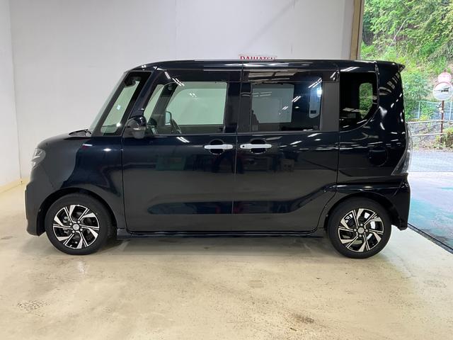 タントカスタムX ナビ付ダイハツ認定中古車 予防安全機能スマートアシスト搭載 アイドリングストップ オートマチックハイビーム オートライト 電動格納ミラー キーフリーキー パノラマモニター(京都府)の中古車