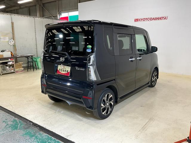 タントカスタムX ナビ付ダイハツ認定中古車 予防安全機能スマートアシスト搭載 アイドリングストップ オートマチックハイビーム オートライト 電動格納ミラー キーフリーキー パノラマモニター(京都府)の中古車