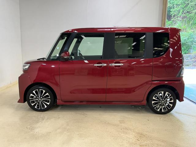 タントカスタムＲＳ　ディスプレイオーディオダイハツ認定中古車　予防安全機能スマートアシスト搭載　アイドリングストップ　オートライト　オートマチックハイビーム　電動格納ミラー　ＬＥＤヘッドライト　バックモニター　キーフリーキー　シートヒーター（京都府）の中古車