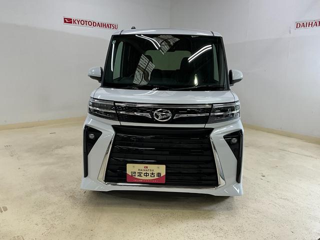 タントカスタムＲＳ　ディスプレイオーディオ付ダイハツ認定中古車　予防安全機能スマートアシスト搭載　アイドリングストップ　オートマチックハイビーム　オートライト　ＬＥＤヘッドライト　電動格納ミラー　キーフリーキー　シートヒーター　バックモニター（京都府）の中古車