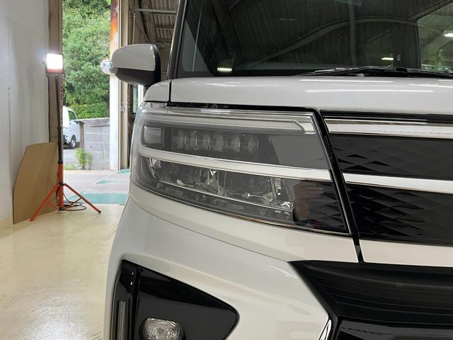 タントカスタムＲＳ　ディスプレイオーディオ付ダイハツ認定中古車　予防安全機能スマートアシスト搭載　アイドリングストップ　オートマチックハイビーム　オートライト　ＬＥＤヘッドライト　電動格納ミラー　キーフリーキー　シートヒーター　バックモニター（京都府）の中古車