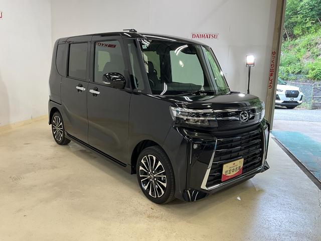 タントカスタムＲＳ　認定中古車　両側電動スライドドアワンオーナー　衝突軽減ブレーキ　認定中古車　両側電動スライドドア　電動パーキングブレーキ　オートブレーキホールド機能　オーディオレス車　プッシュボタンスタート　スマートキー　ＬＥＤヘッドライト（京都府）の中古車