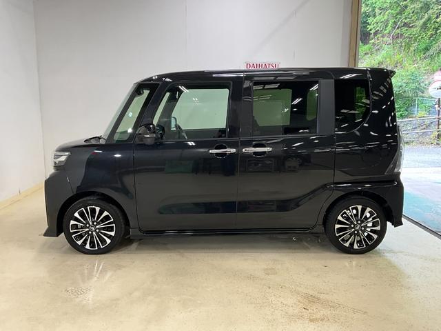 タントカスタムＲＳ　認定中古車　両側電動スライドドアワンオーナー　衝突軽減ブレーキ　認定中古車　両側電動スライドドア　電動パーキングブレーキ　オートブレーキホールド機能　オーディオレス車　プッシュボタンスタート　スマートキー　ＬＥＤヘッドライト（京都府）の中古車