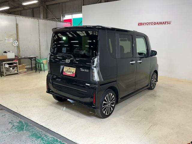 タントカスタムＲＳ　認定中古車　両側電動スライドドアワンオーナー　衝突軽減ブレーキ　認定中古車　両側電動スライドドア　電動パーキングブレーキ　オートブレーキホールド機能　オーディオレス車　プッシュボタンスタート　スマートキー　ＬＥＤヘッドライト（京都府）の中古車