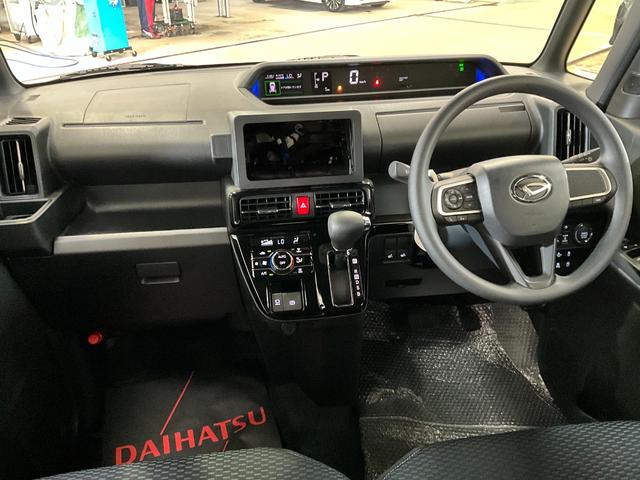 タントカスタムＸ　届出済み未使用車　スマートアシスト　バックカメラスマートアシスト　バックカメラ　プッシュボタンエンジンスタート　両側リヤパワースライドドア　シートヒーター　コーナーセンサー　オートエアコン　オートライト　ＬＥＤヘッドライト　アルミホイール　ＡＢＳ（京都府）の中古車