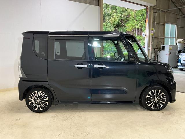 タントカスタムＲＳ　ナビ　パノラマモニター　ＥＴＣ　キーフリーナビ　パノラマモニター　ＥＴＣ　ＬＥＤヘッドランプ　両側電動スライドドア　クルーズコントロール　アルミホイール　ターボエンジン　ベンチシート　アイドリングストップ　プッシュボタンスタート　キーフリー（京都府）の中古車