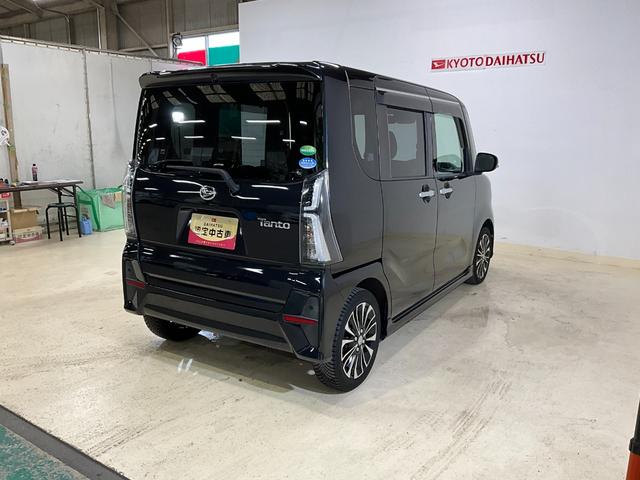 タントカスタムＲＳ　ナビ　パノラマモニター　ＥＴＣ　キーフリーナビ　パノラマモニター　ＥＴＣ　ＬＥＤヘッドランプ　両側電動スライドドア　クルーズコントロール　アルミホイール　ターボエンジン　ベンチシート　アイドリングストップ　プッシュボタンスタート　キーフリー（京都府）の中古車