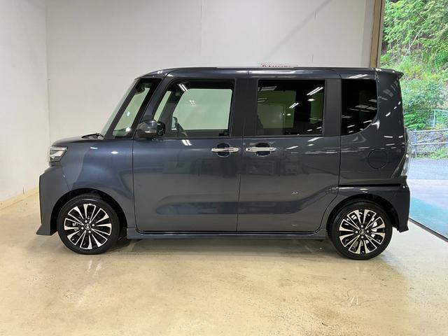 タントカスタムＲＳ　ターボ　スマートキー　電動パーキングブレーキワンオーナー　衝突軽減ブレーキ　認定中古車　ターボ　運転席助手席シートヒーター　両側電動スライドドア　電動パーキングブレーキ　オートブレーキホールド機能　オーディオレス車　プッシュボタンスタート（京都府）の中古車