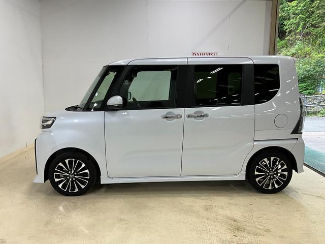 タントカスタムＲＳ　バックモニターダイハツ認定中古車　予防安全機能スマートアシスト搭載　アイドリングストップ　オートライト　オートマチックハイビーム　電動格納ミラー　ＬＥＤヘッドライト　シートヒーター　キーフリーキー　バックモニター（京都府）の中古車