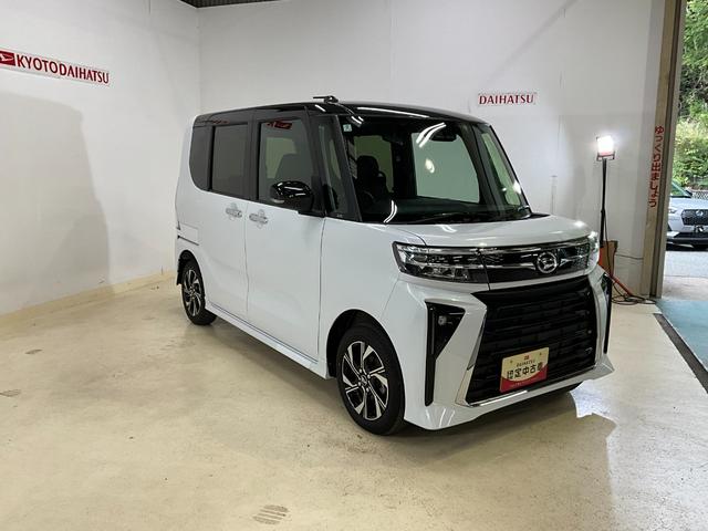 タントカスタムXスマートアシスト リヤ両側パワースライドドア プッシュボタンエンジンスタート LEDヘッドライト オートライト ナビバックカメラ オートエアコン コーナーセンサー シートヒーター アイドリングストップ(京都府)の中古車