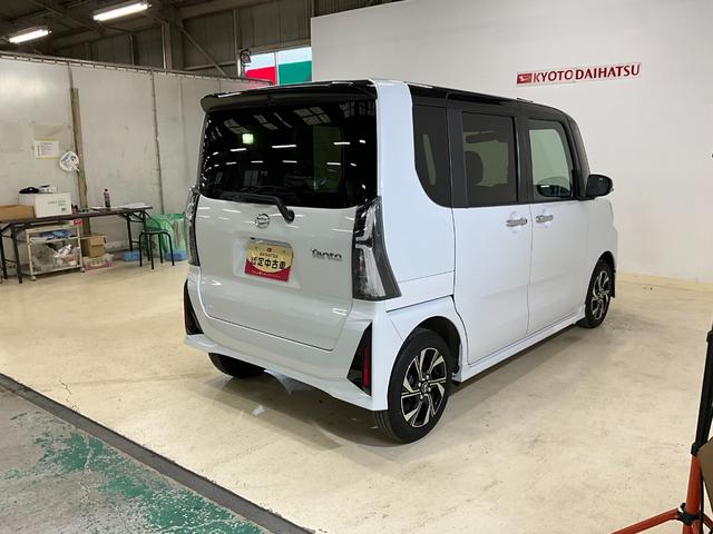 タントカスタムXスマートアシスト リヤ両側パワースライドドア プッシュボタンエンジンスタート LEDヘッドライト オートライト ナビバックカメラ オートエアコン コーナーセンサー シートヒーター アイドリングストップ(京都府)の中古車