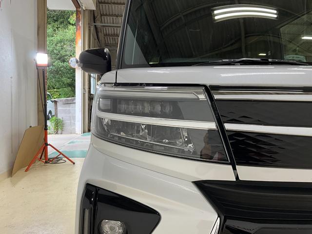 タントカスタムXスマートアシスト リヤ両側パワースライドドア プッシュボタンエンジンスタート LEDヘッドライト オートライト ナビバックカメラ オートエアコン コーナーセンサー シートヒーター アイドリングストップ(京都府)の中古車